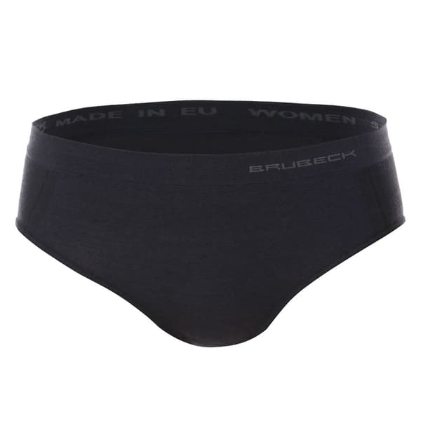 Hipster trosor för kvinnor Classic BRUBECK COMFORT WOOL Termoaktiva MERINOULL Kräm, Svart, Hud, Ask, Mörk denim , Olika Storlekar