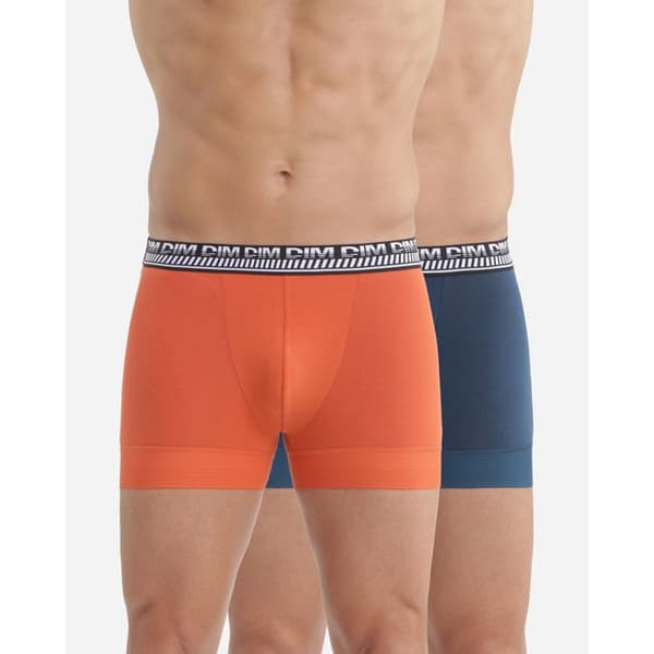 Set om 2 boxers i bomull 3D Flex Stay and Fit