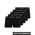 Miniatyrbild 3 av 4: Boxers - JACK &amp; JONES - 5-pack - Svart - Ultrabekväm - Elastisk midja