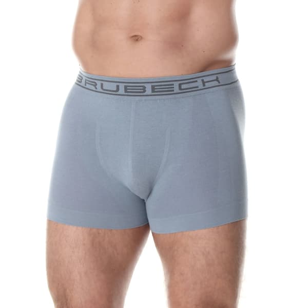 Boxershorts för män BRUBECK COMFORT COTTON Termoaktiva underkläder Vit, Blå, Svart, Röd, Stål, Marinblå, Olika Storlekar Stål L