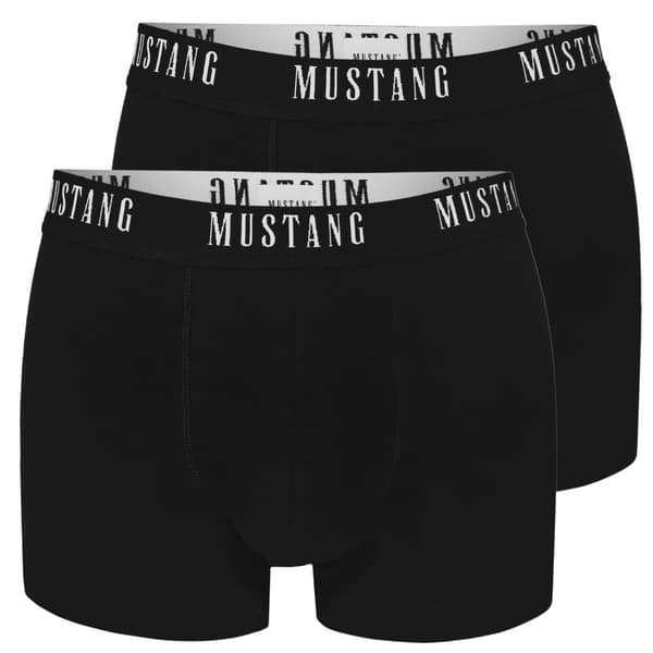 Mustang herrboxershorts 4-pack – Kalsonger i bomull med logotyp (stl. M–2XL)
