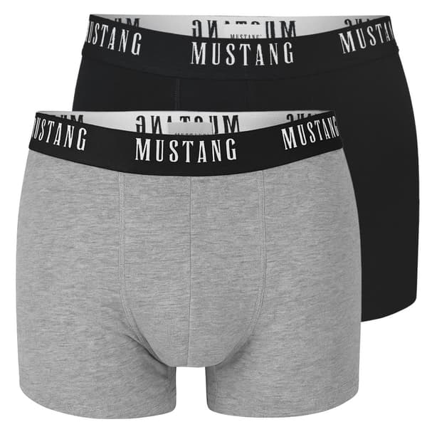 Mustang herrboxershorts 4-pack – Kalsonger i bomull med logotyp (stl. M–2XL)