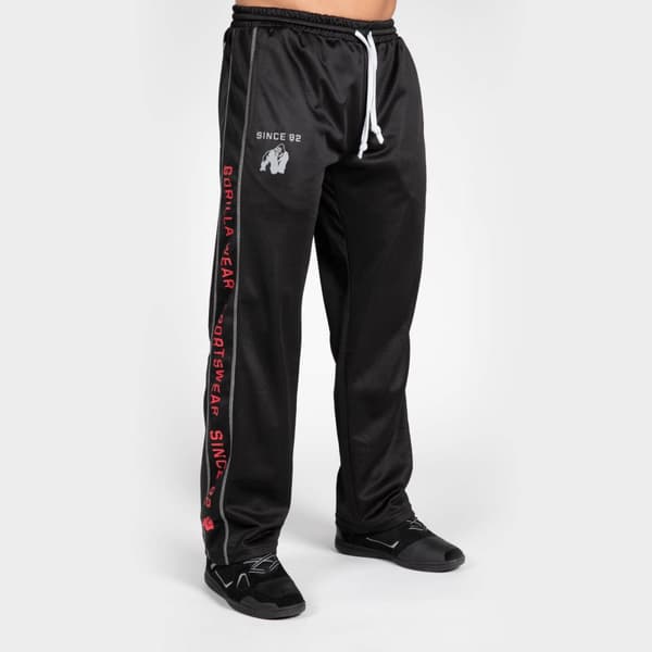 Functional Mesh Pants, black/red, Gorilla Wear