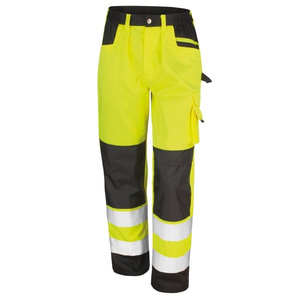 Result Safeguard Unisex Hi Viz Cargo Trousers för vuxna