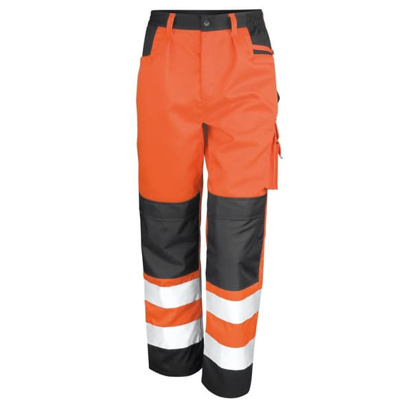 Result Safeguard Unisex Hi Viz Cargo bukser til voksne