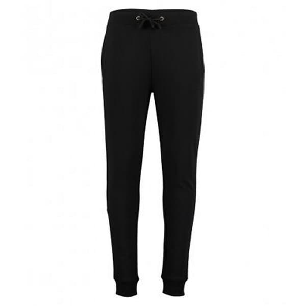 Kustom Kit Mens Slim Fit Sweat Pants Black XS