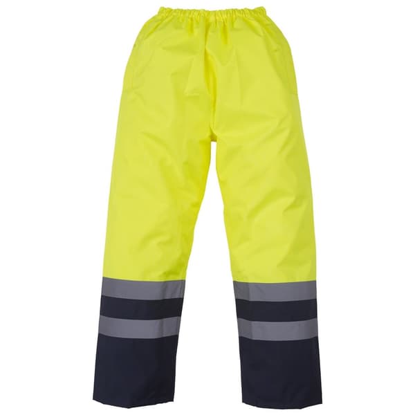 Yoko Mens Hi Vis Waterproof Overtrousers
