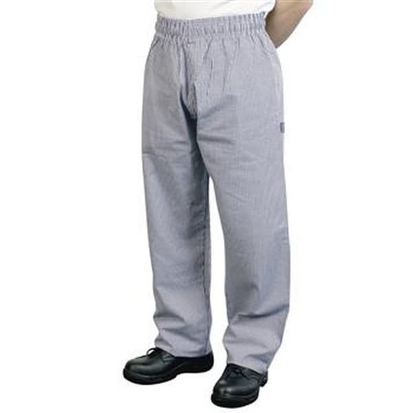 BonChef Check Baggy Mens Chef Trousers