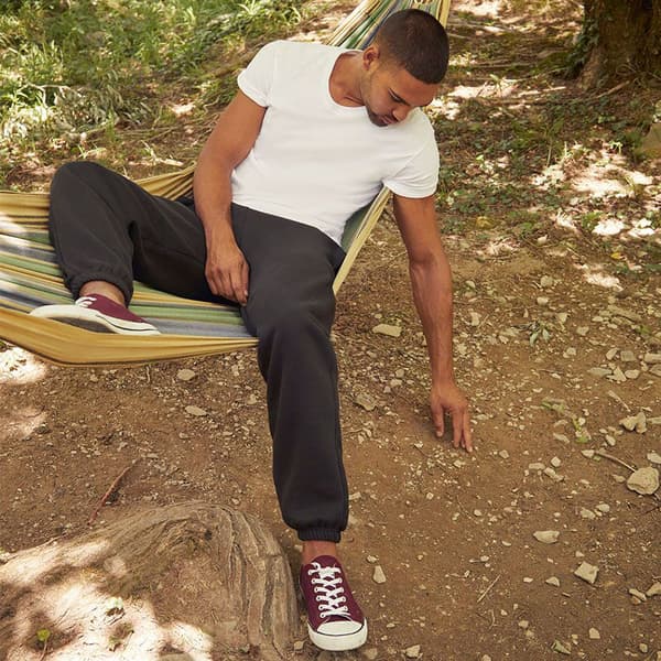Fruit Of The Loom Mens Premium 70/30 Elasticated Jog Pants / Jogging Bottoms