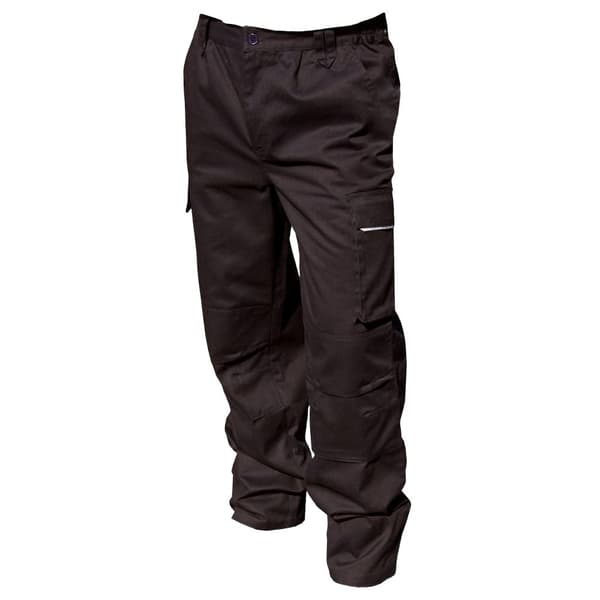 Result Unisex Work-Guard vindtætte actionbukser / arbejdstøj Black MR