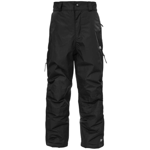 Trespass Unisex unisex vidunderlige skibukser til børn med aftagelige seler Black 2/3 Years