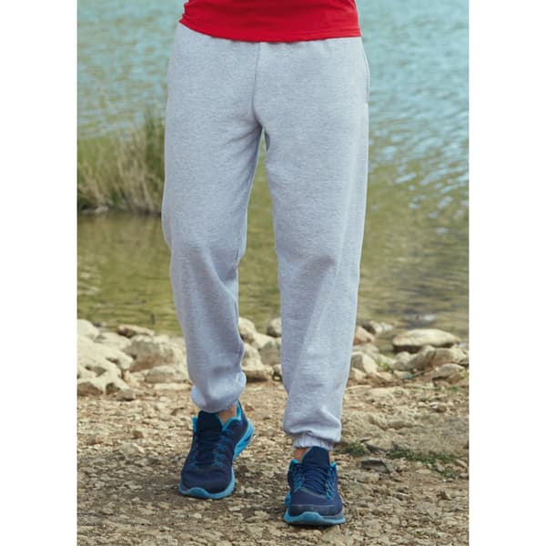 Fruit Of The Loom Mens Elasticated Cuff Jog Pants / Jogging Bottoms
