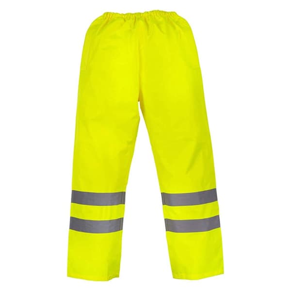 Yoko Mens Hi-Vis Waterproof Contractor Over Trousers (Pack Of 2)
