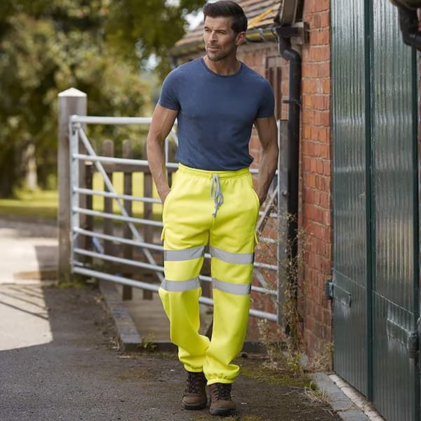 Yoko Adults Unisex Hi Vis Jogging Pants