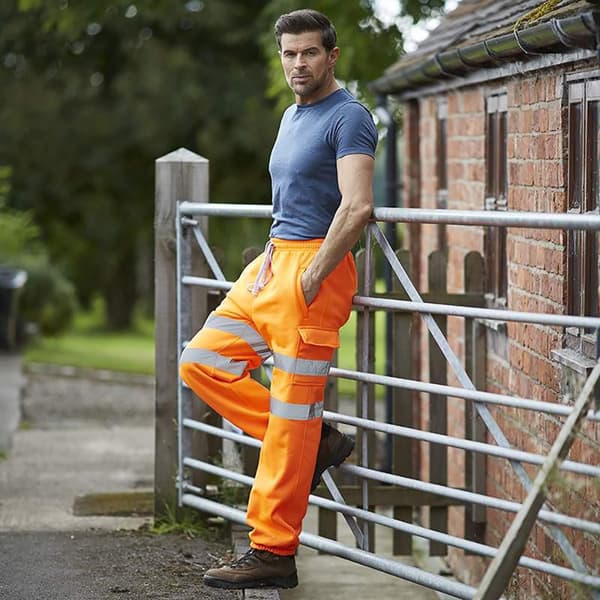 Yoko Vuxna Unisex Hi Vis Joggingbyxor