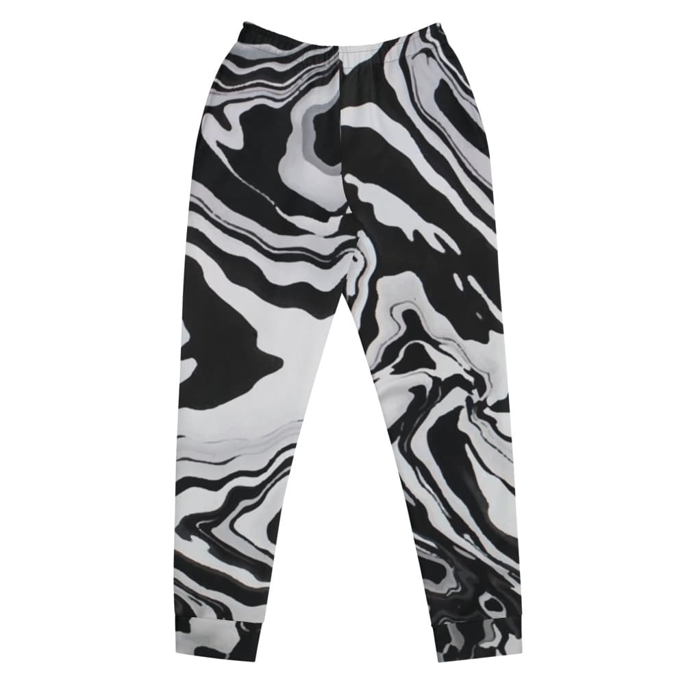 Women's Joggers, Black White
