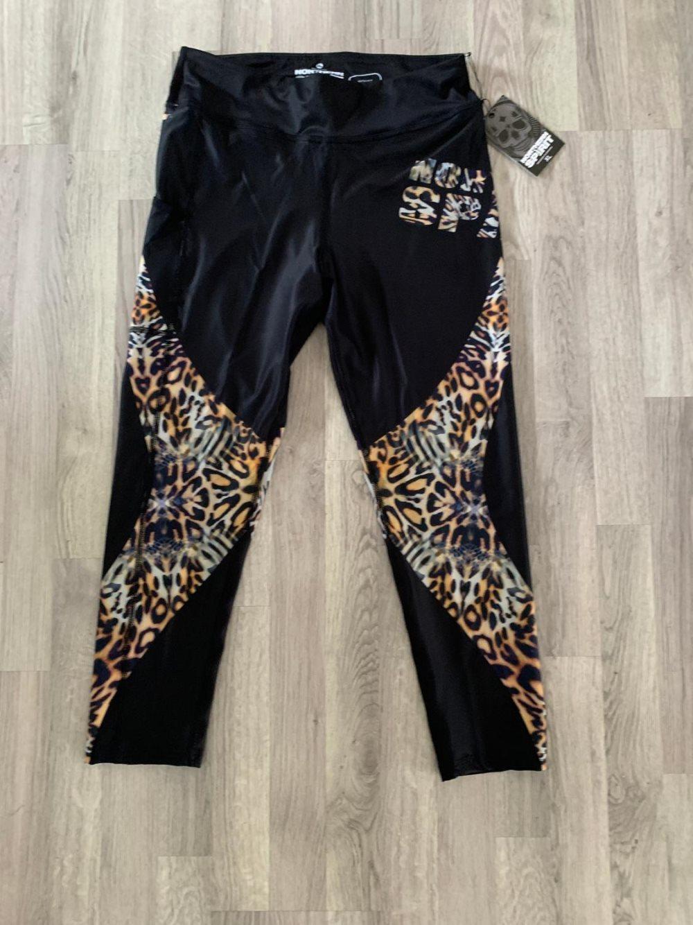 Northern spirit tights träningsbyxor strl SX - Leopard