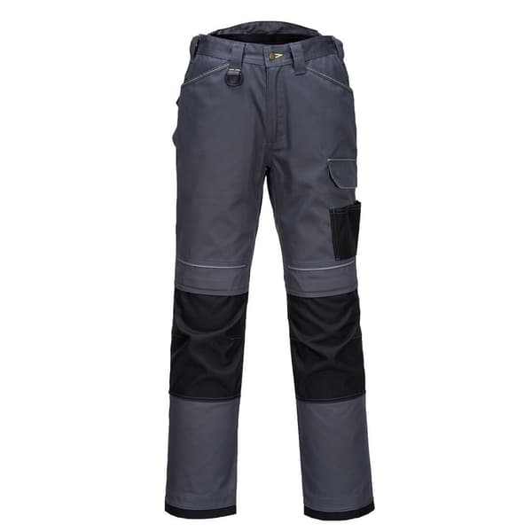 Portwest PW3 arbejdsbukser til mænd Grey/Black 40R