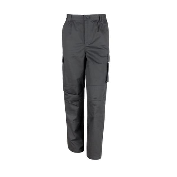 WORK-GUARD by Result Mens Action Trousers Black XS