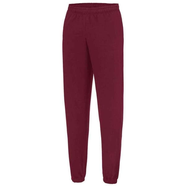 Awdis Mens College Jogging Bottoms Burgundy XXL