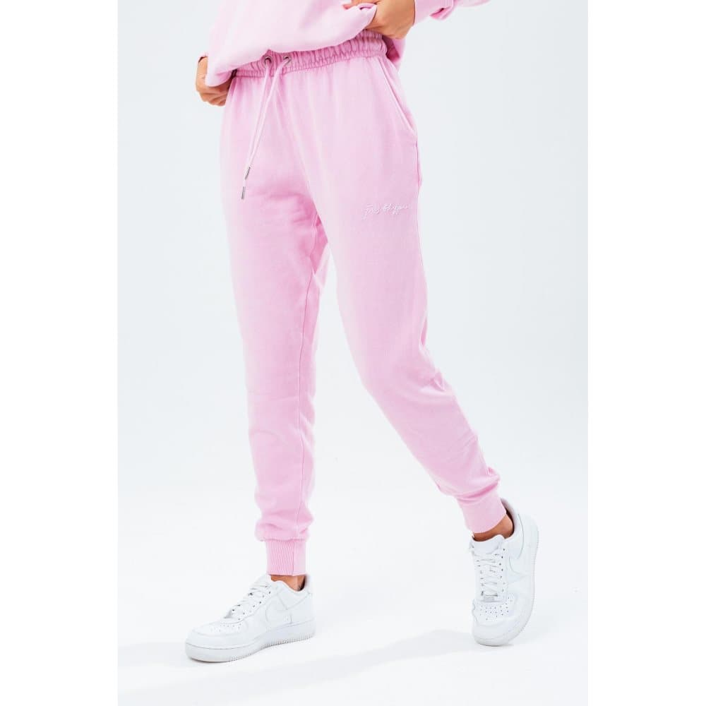 Hype Kvinnor/Damer Scribble Acid Wash Joggingbottnar