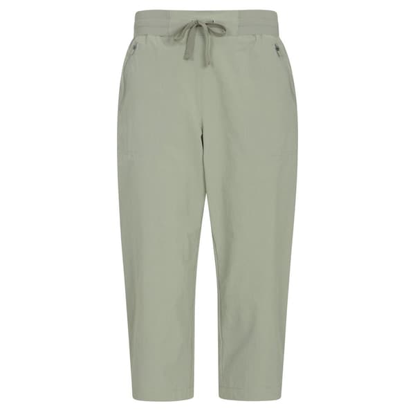 Mountain Warehouse Womens/Ladies Explorer Capri Khaki Green 4 UK