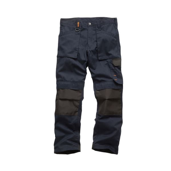 Scruffs Arbetsbyxor för män Navy 28R