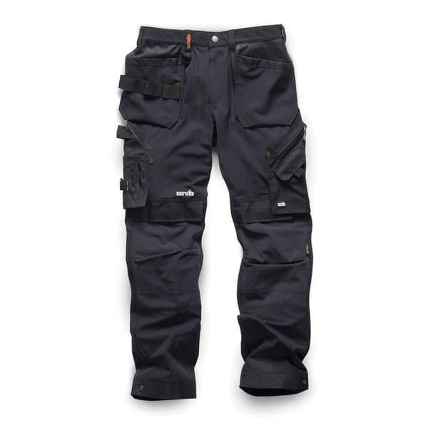 Scruffs Mens Pro Flex Plus Holster Pocket Trousers