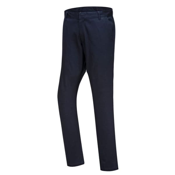 Portwest Mens Chino Stretch Slim Trousers