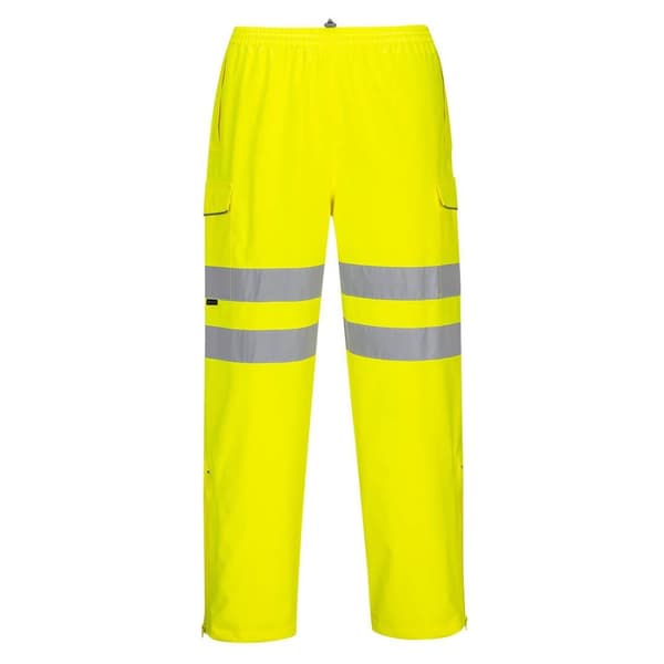 Portwest Mens Hi-Vis Rain Trousers