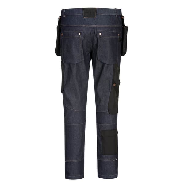Portwest Mens KX3 Denim Holster Pocket Work Trousers