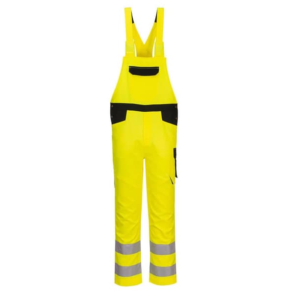 Portwest PW2 Hi-Vis hängselbyxa och hängslen för herrar