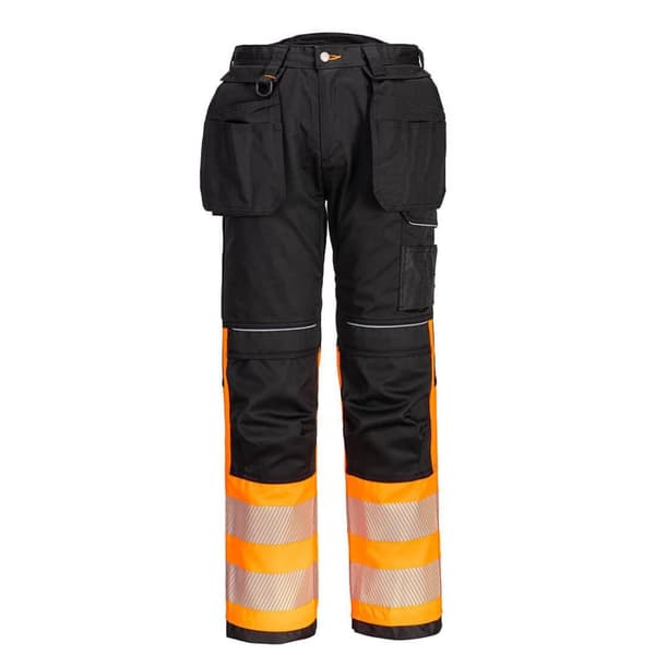 Portwest PW3 Hi-Vis Holster Pocket Trousers för herrar