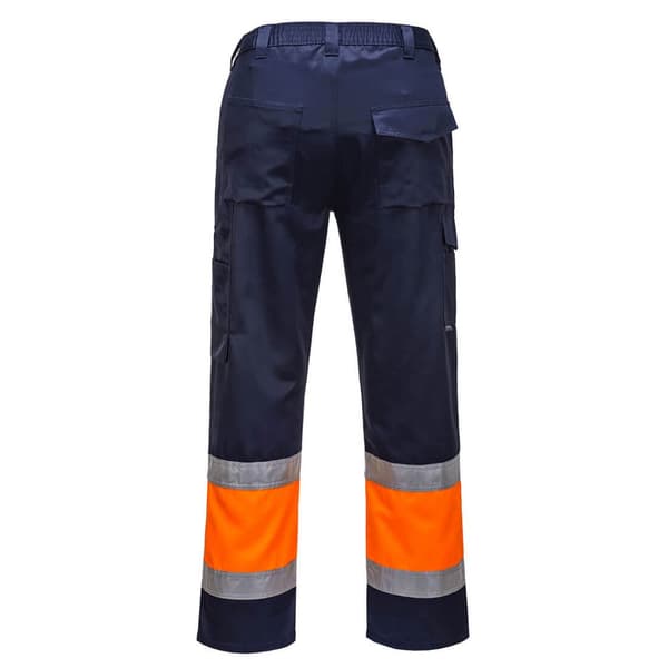 Portwest Kontrastfarvede Hi-Vis-arbejdsbukser til mænd