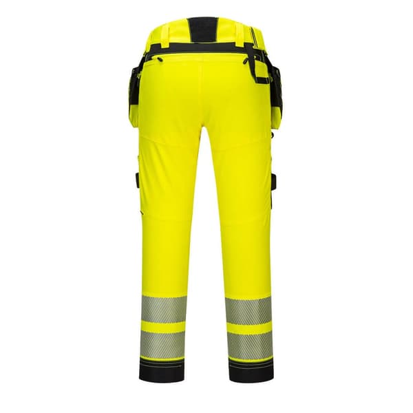Portwest Mens DX4 Hi-Vis Detachable Holster Pocket Trousers