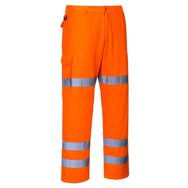 Portwest Tredubbla band Hi-Vis arbetsbyxor för män