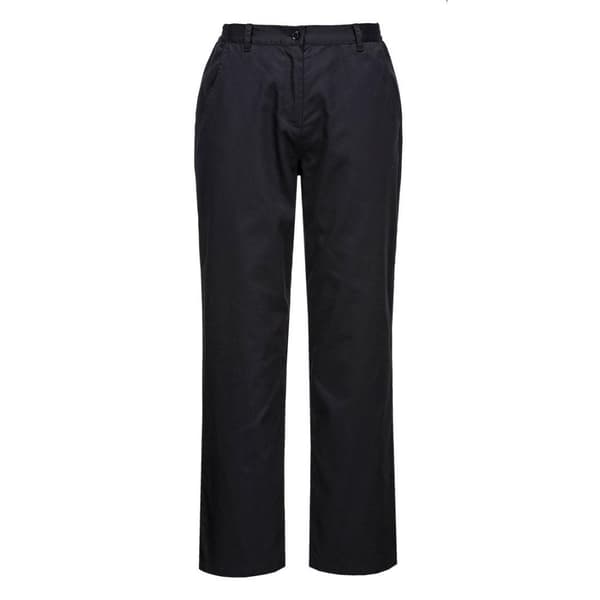 Portwest Womens/Ladies Rachel Chef Trousers Black S R