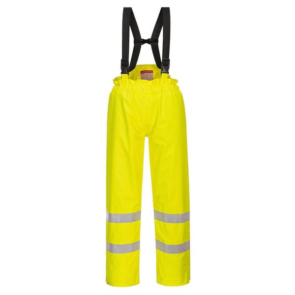 Portwest Hi-Vis Bizflame Rain Anti-Static byxor för män