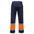 Miniatyrbillede 2 af 2: Portwest Kontrastfarvede Hi-Vis-arbejdsbukser til mænd