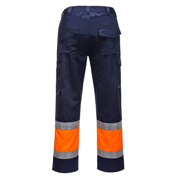 Portwest Kontrastfarvede Hi-Vis-arbejdsbukser til mænd