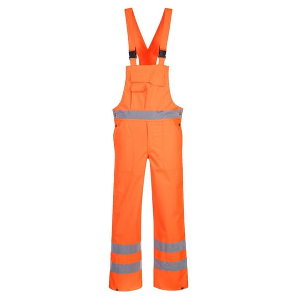 Portwest Herre Hi-Vis åndbar bib og bukser med seler til mænd