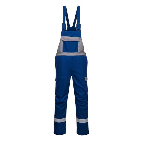 Portwest Mens Bizflame Ultra Two Tone Bib And Brace Trouser