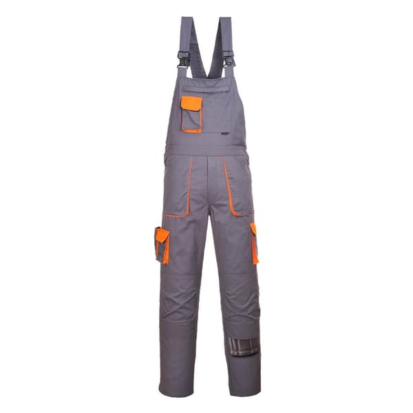 Portwest Mens Texo Contrast Bib And Brace Overall