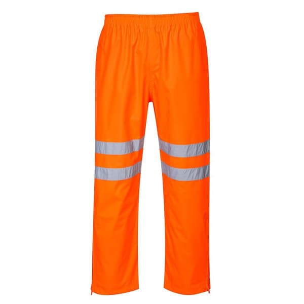 Portwest Hi-Vis åndbare regnbukser til mænd