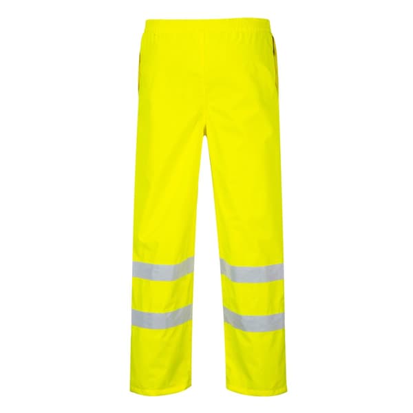 Portwest Mens Hi-Vis Breathable Rain Trousers
