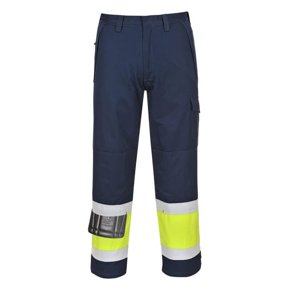 Portwest Mens Hi-Vis Modaflame Work Trousers