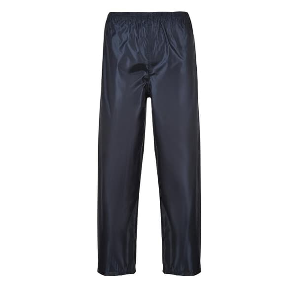 Portwest Klassiska regnbyxor för män Navy 7XL
