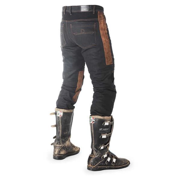 Fuel Motorcycles Housut Sergeant 2 Waxed Sininen 38 Mies