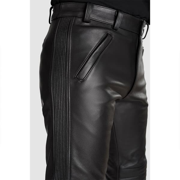 Pando Moto Nahkahousut Katana Slim Musta 30 / 30 Mies