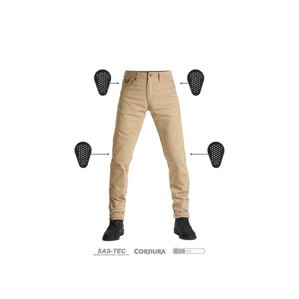 Pando Moto Farkut Robby Beige 34 / 36 Mies